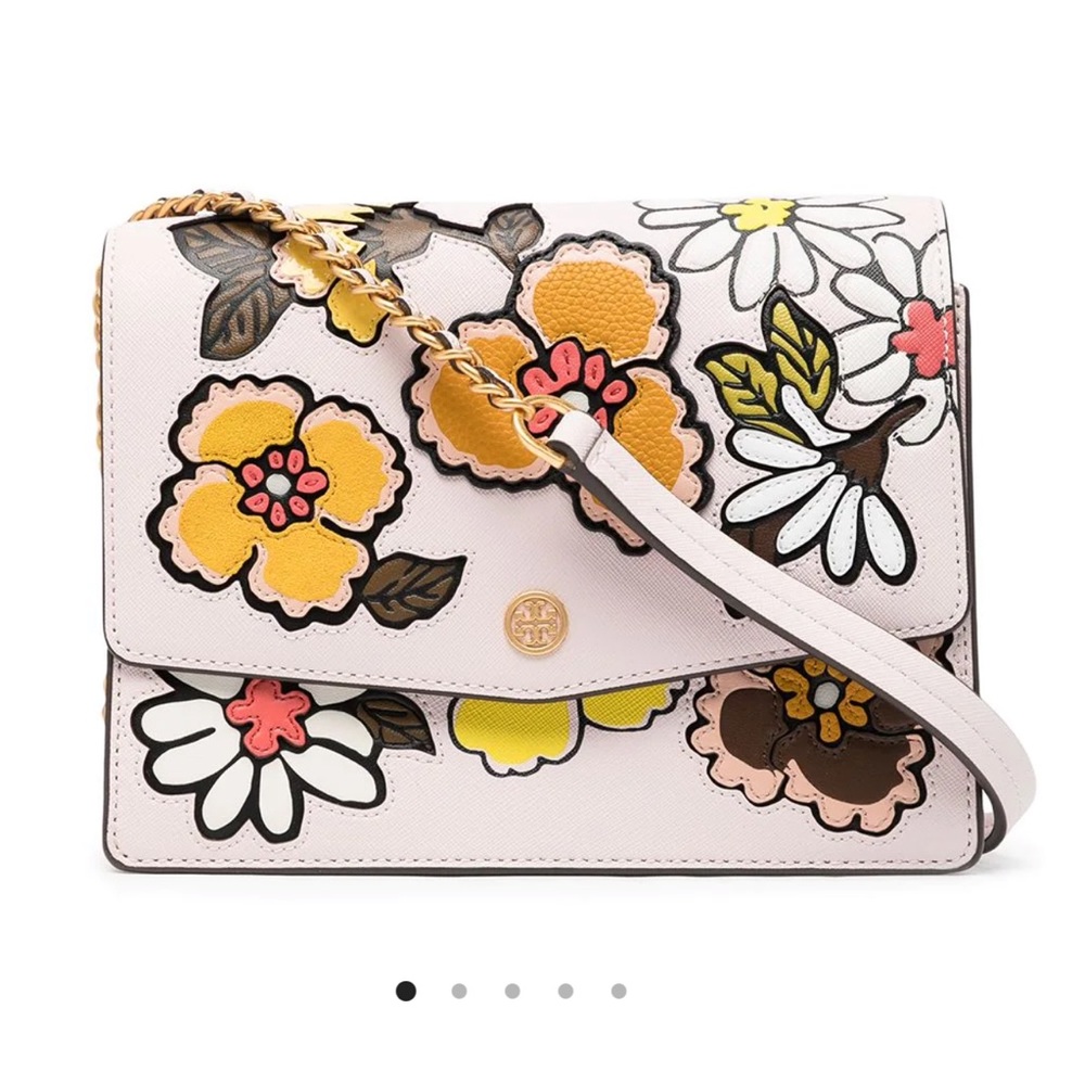 Tory Burch Robinson Appliqué Shoulder Bag